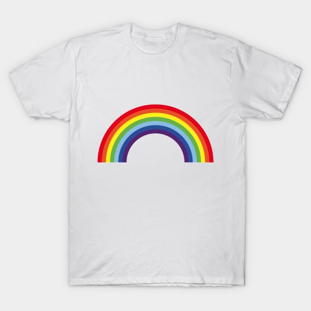 T shirt avec arc en ciel top